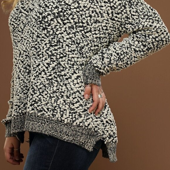 Staccato Popcorn Knit Pullover Sweater - Picture 2 of 5